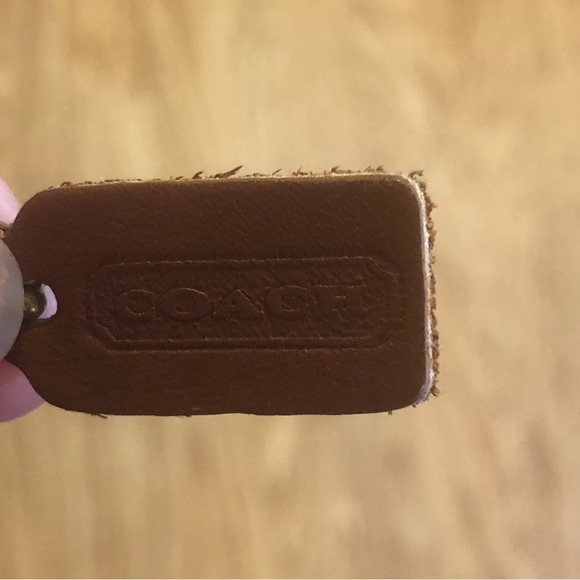 COACH Brown Leather Belt with Gold Hardware - Picture 7 of 10